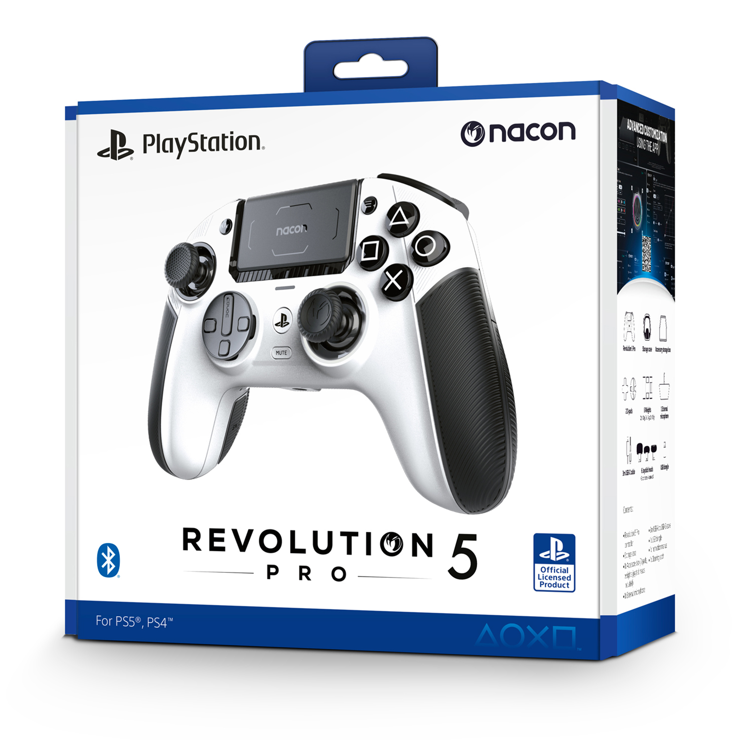 None Branded - Revolution 5 Pro Control White - Playstation 5