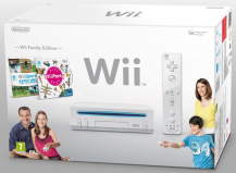 Wii Console Hardware - White with Wii Party & Wii Sports