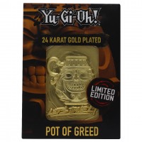 YU-GI-OH! Pot of Greed 24k Gold Plated Card