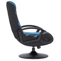 BraZen Pride 2.1 Bluetooth Gaming Chair - Black and Blue - screenshot}
