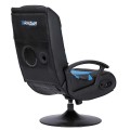 BraZen Pride 2.1 Bluetooth Gaming Chair - Black and Blue - screenshot}