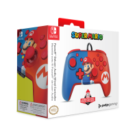 Faceoff Deluxe Audio Wired Switch Controller - Mario