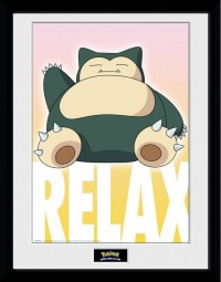 Pokemon Snorlax - Framed Collector Print