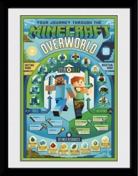 Minecraft Overworld Biome - Framed Collector Print