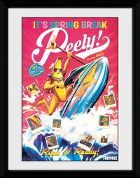Fortnite Spring Break Peely - Framed Collector Print