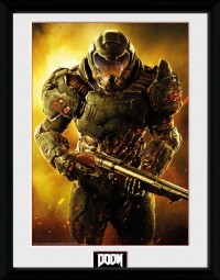 Doom Marine - Framed Collector Print
