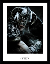 Skyrim Attack - Framed Collector Print