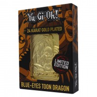 YU-GI-OH! Blue-Eyes Toon Dragon 24k Gold Plated Card