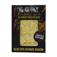 YU-GI-OH! Blue Eyes Ultimate Dragon 24k Gold Plated Card