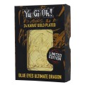 YU-GI-OH! Blue Eyes Ultimate Dragon 24k Gold Plated Card - screenshot}