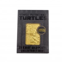 TEENAGE MUTANT NINJA TURTLES Limited Edition 24k Gold Plated Ingot