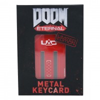DOOM Eternal Red Metal Key Card
