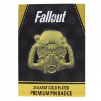 FALLOUT 24K Gold Plated Premium Pin Badge