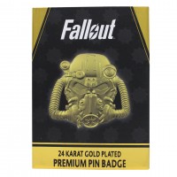 FALLOUT 24K Gold Plated Premium Pin Badge