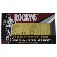 ROCKY Limited Edition 24k Gold Plated Ticket