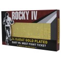ROCKY IV Limited Edition 24k Gold Plated Ticket - screenshot}