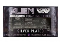 Alien: Silver Plated Ticket Metal Replica