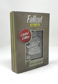 FALLOUT Limited Edition Replica Perk Card - Intelligence