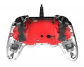Nacon Official PS4 Wired Controller - Clear Red - screenshot}