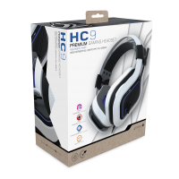 HC-9 White Wired Headset