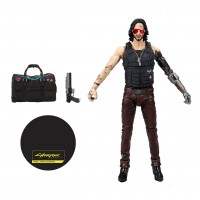 Cyberpunk Johnny Silverhand with Bag Figure