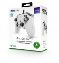 Nacon Pro Compact Xbox & PC Wired Controller - White