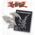 YU-GI-OH! Silver Plated Blue Eyes White Dragon XL Pin Badge - screenshot}