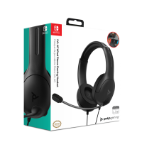 PDP Gaming LVL40 Wired Stereo Gaming Headset: Black