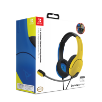 PDP Gaming LVL40 Wired Stereo Gaming Headset: Wildcat Yellow & Blue