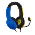 PDP Gaming LVL40 Wired Stereo Gaming Headset: Wildcat Yellow & Blue - screenshot}