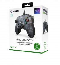 Nacon Pro Compact Camo Grey Wired Controller