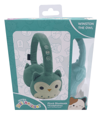 Squishmallows Winston the Owl Plush Bluetooth Headphones